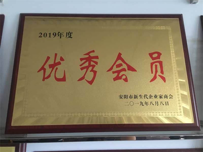 2019年度优秀会员